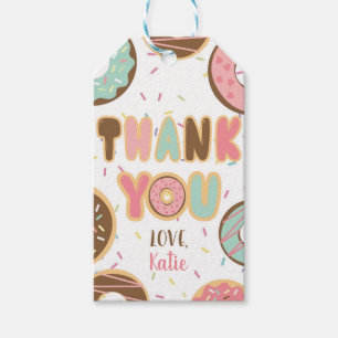 Donut Vielen Dank für Ihr Interesse Tag Geschenkanhänger