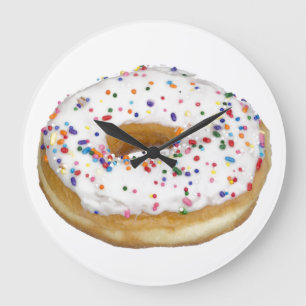 DONUT Wall Clock for Kitchen Große Wanduhr