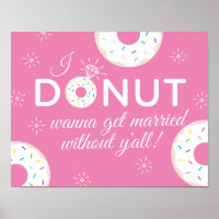 Donut Wanna wird Verheiratet ohne Poster