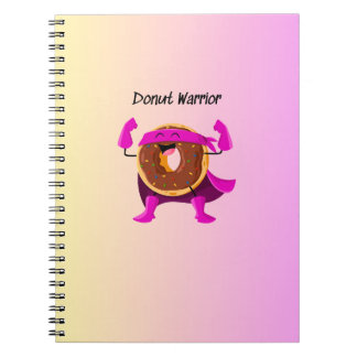 Donut Warrior Notizbuch Notizblock