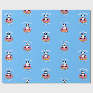 Donut Worry Be Happy II Geschenkpapier