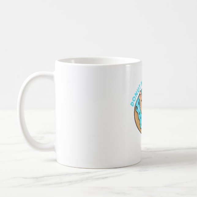 Donut Worry Be Happy Kaffeetasse (Links)