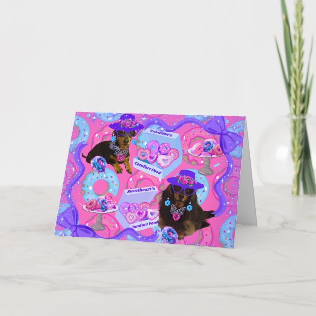 Donut Worry Doxies Karte (Vorderseite)
