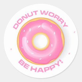 Donut Worry Stickers