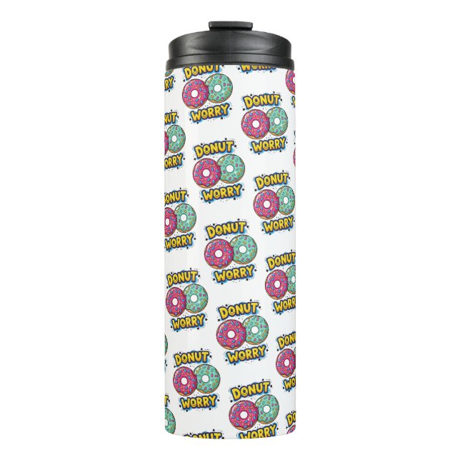 Donut Worry Thermotasse Thermosbecher (Vorderseite)