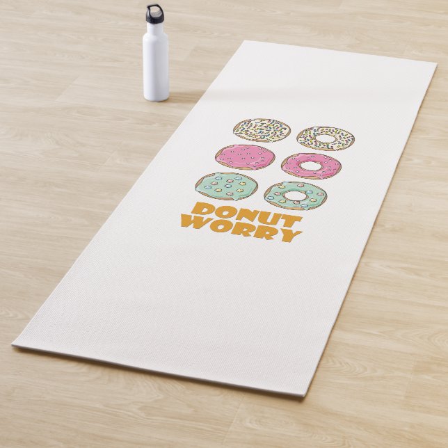 Donut Worry Yoga Yogamatte (Beispiel)