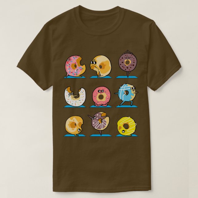 Donut Yoga T-Shirt (Design vorne)
