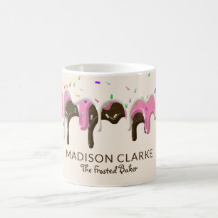 Donut Zuckerguss Sprinkles Bäckerei Kaffeetasse