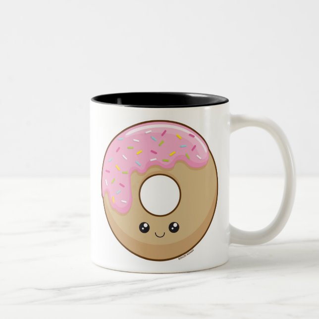 Donut Zweifarbige Tasse (Rechts)