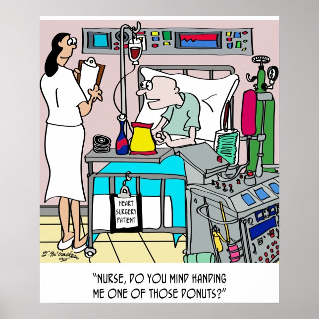 Donuts auf der kardialen Ebene Poster (Vorne)