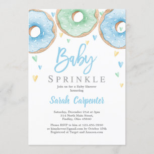 Donuts Baby Showboy Einladung