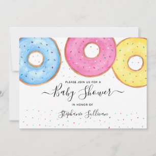 Donuts Baby Shower Einladung