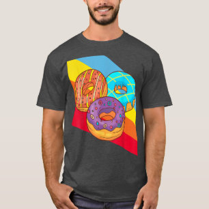 Donuts Bäckerei Bäckerei Bäckerei Kuchen Lebensmit T-Shirt