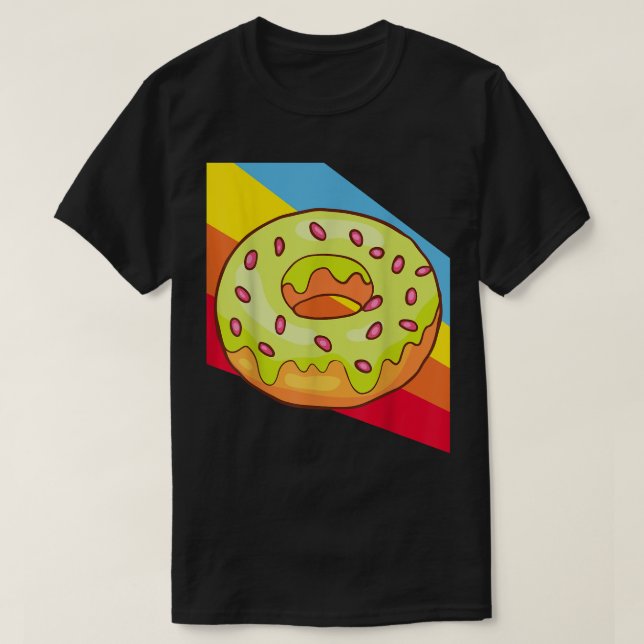 Donuts Bäckerei Bäckerei Bäckerei Kuchen Lebensmit T-Shirt (Design vorne)