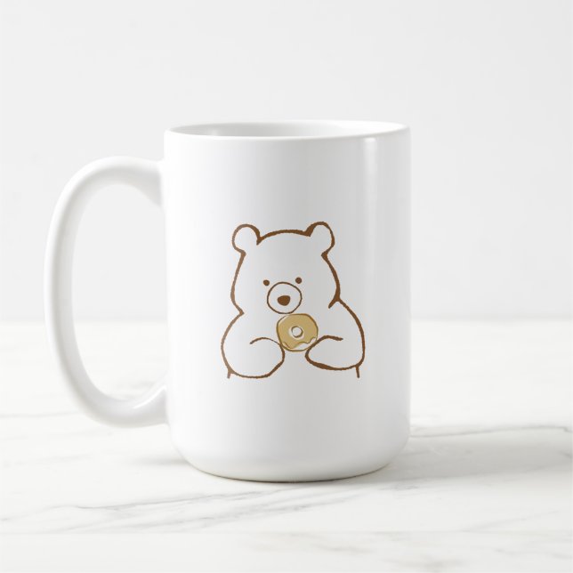 Donuts, Bären und ich Kaffeetasse (Links)