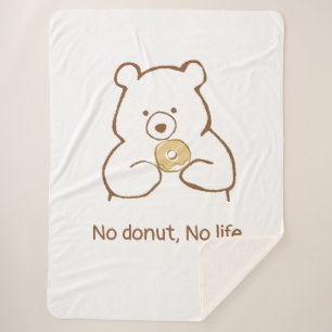 Donuts, Bären und ich Sherpadecke