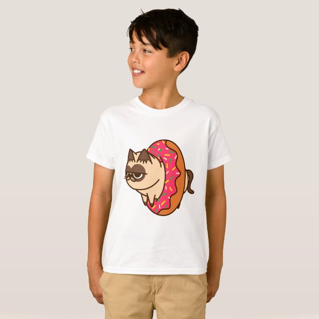 Donuts Cats pink T-Shirt (Vorne ganz)