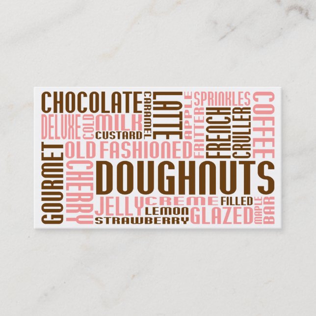 Donuts (chitChat) Treuekarte (Vorderseite)
