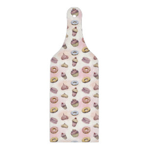 Donuts Cupcakes Niedlich Trendland Woodland Wasser Schneidebrett