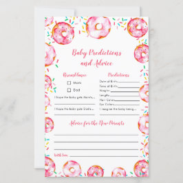 Donuts Diapers Baby Predictions Advice Game