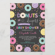 Donuts & Diapers Doughnut Baby Showboard
