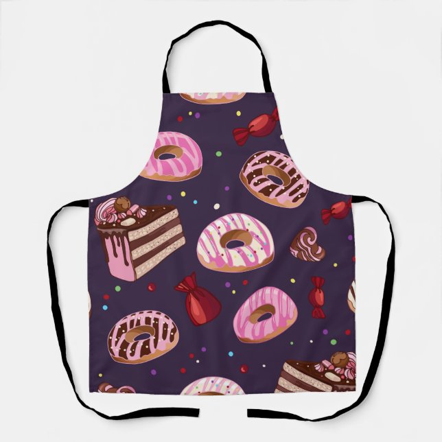 Donuts Druck Schürze (Vorderseite)