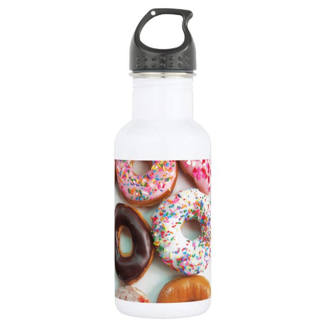 Donuts Edelstahlflasche (Vorderseite)