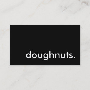 Donuts (Farbe anpassbar) Visitenkarte