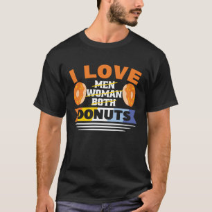Donuts Friends Aroace Flag Pride Lgbtq Donuts T-Shirt