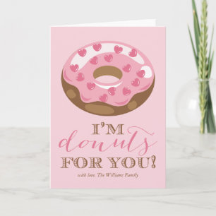 Donuts für Sie Valentinstag Karten