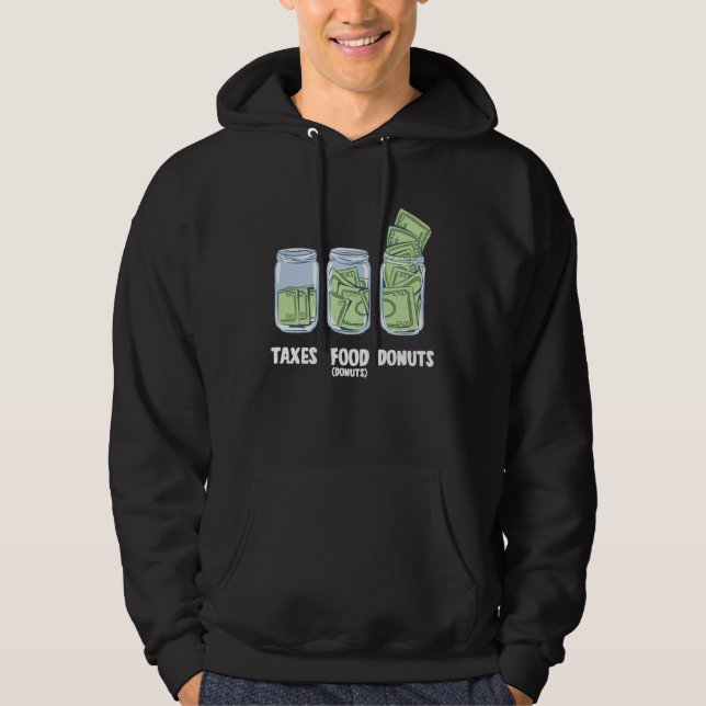Donuts Geld Bank Hoodie (Vorderseite)