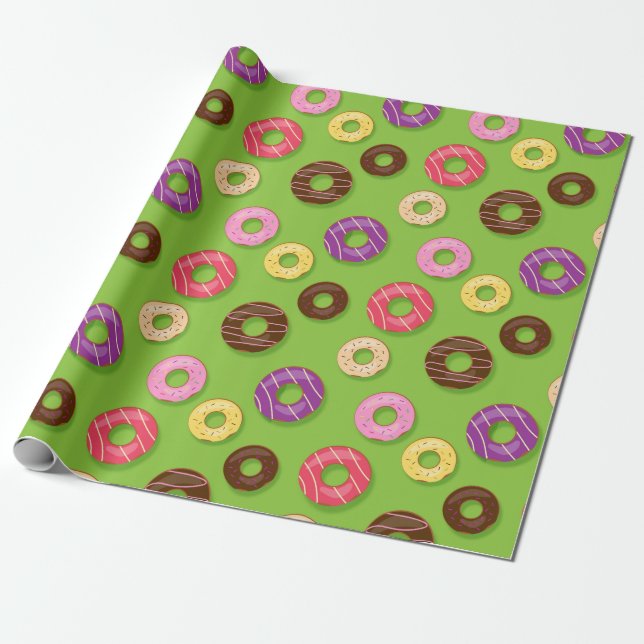 Donuts Geschenkpapier (Ungerollt)