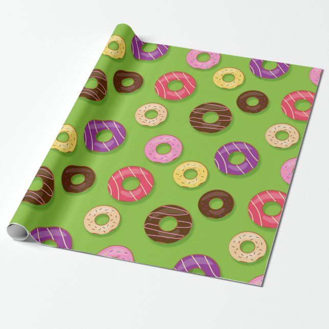 Donuts Geschenkpapier (Ungerollt)