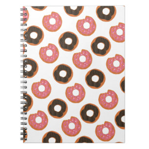 Donuts - Handgemalt Original Donut Muster  Notizblock