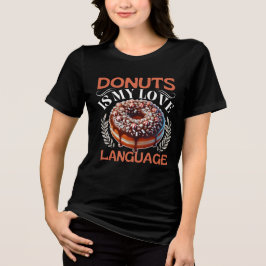 Donuts ist meine Liebe Tri-Blend Shirt