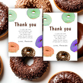 Donuts Kindergeburtstag Danke
