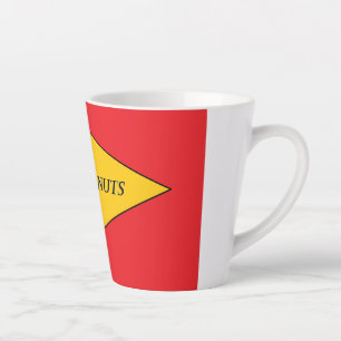 Donuts Latte Tasse auf diesem Weg
