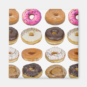 Donuts Lover Fun Doughnut Magnet