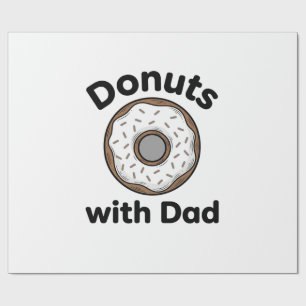 Donuts mit Papa Vintage Donut-Shirt-Design_1 Geschenkpapier