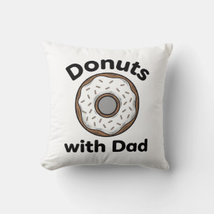 Donuts mit Papa Vintage Donut-Shirt-Design_1 Kissen