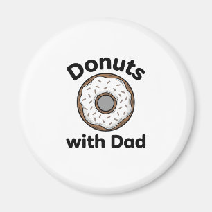 Donuts mit Papa Vintage Donut-Shirt-Design_1 Magnet