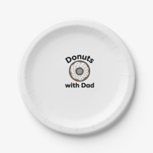 Donuts mit Papa Vintage-Donut-Shirt-Design_1 Pappteller