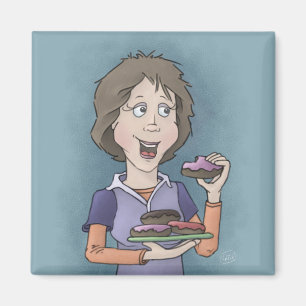 Donuts mit Sprinklermagnet Magnet