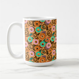 Donuts mit Sprinklmuster Kaffeetasse