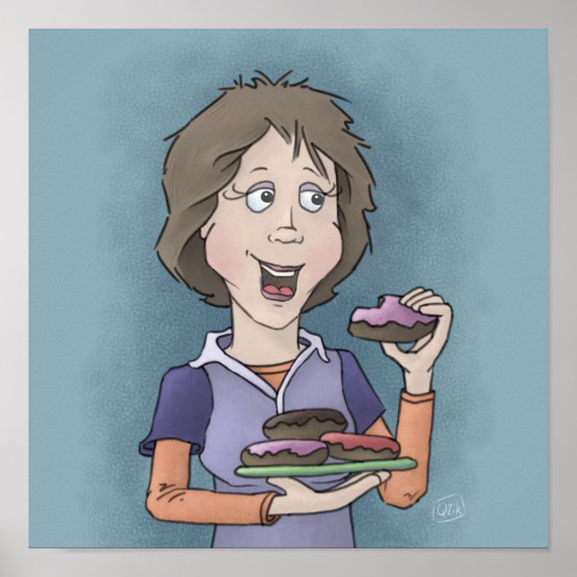 Donuts mit Sprinklplakat Poster (Vorne)