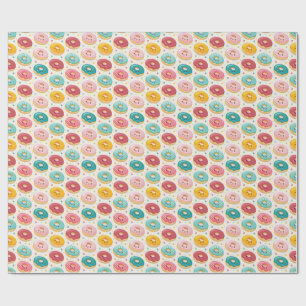 Donuts-Muster Geschenkpapier