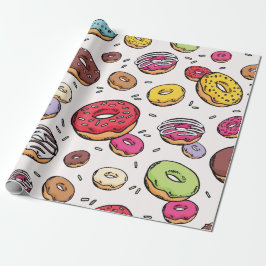 Donuts nahtloses Muster Geschenkpapier