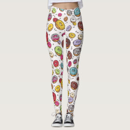 Donuts nahtloses Muster Leggings