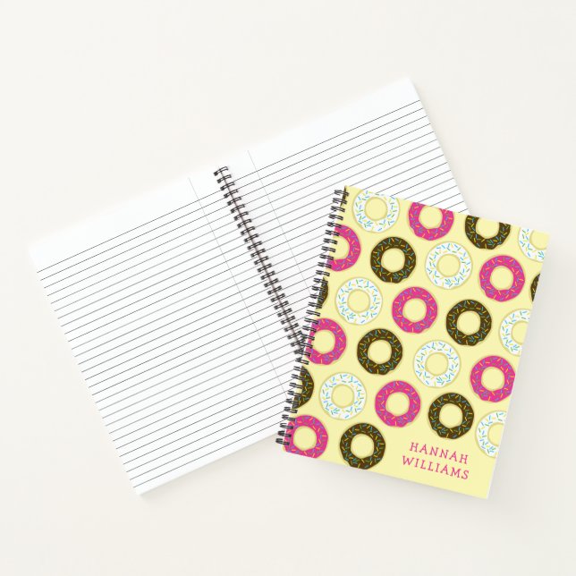 Donuts Niedlich Kid's Doughnut Notizbuch (Innenseite)