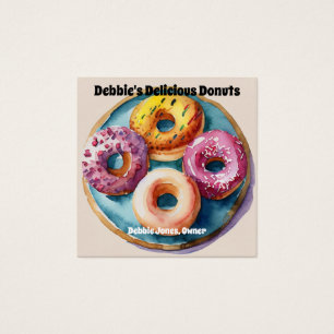 Donuts oder Bakery Business Card